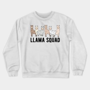 Llama Squad Crewneck Sweatshirt